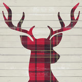Plaid Christmas I Throw Pillow