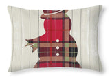 Plaid Christmas Iv Throw Pillow