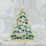 Jolly Christmas Tree Throw Pillow