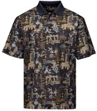 Mens Momentum Camo Polo