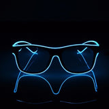 LED Glow Fluorescence Glasses