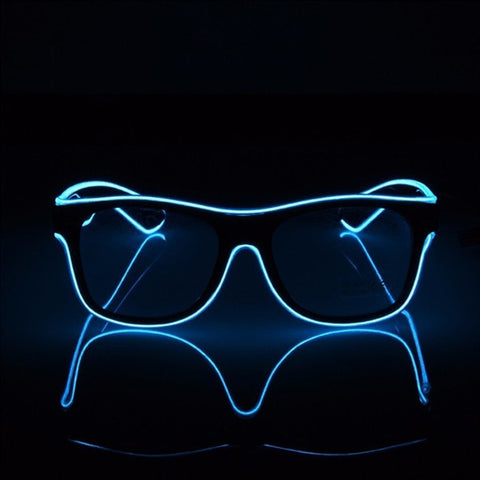 LED Glow Fluorescence Glasses