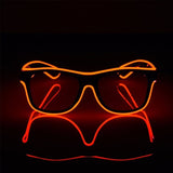 LED Glow Fluorescence Glasses