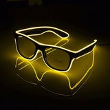 LED Glow Fluorescence Glasses