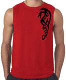 Tribal Dragon Muscle Tee Shirt