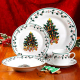 Dinnerware Set in Christmas Theme