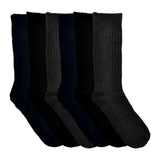Swan Men's Cotton Ribbed Dress Socks
