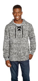 Electric Grey Lace Up Hood