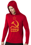 Soviet CCCP Moisture-Wicking Hoodie Tee