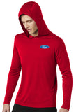 Men's Oval Logo Hoodie Tee Shirt