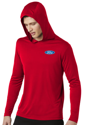 Men's Oval Logo Hoodie Tee Shirt
