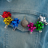 Christmas Xmas  Bow Salon Hair Clips