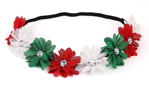 Xmas Holiday White Christmas Crown